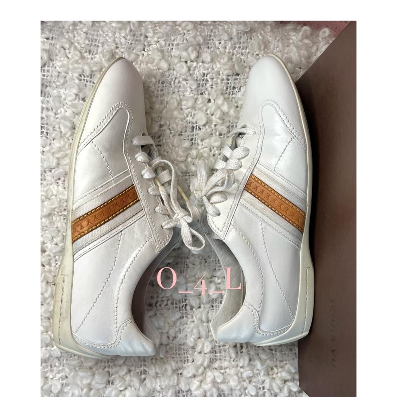 Authentic Louis Vuitton sneakers. New shoelaces and - Depop