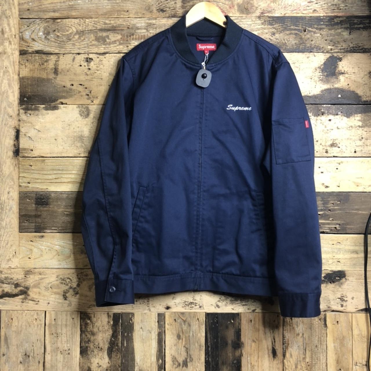 Supreme x White Castle work jacket/bomber in Navy....