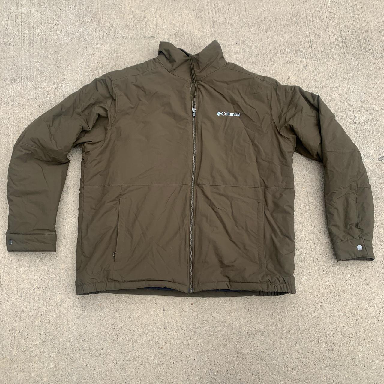 Columbia Sportswear Men's Green Jacket | Depop