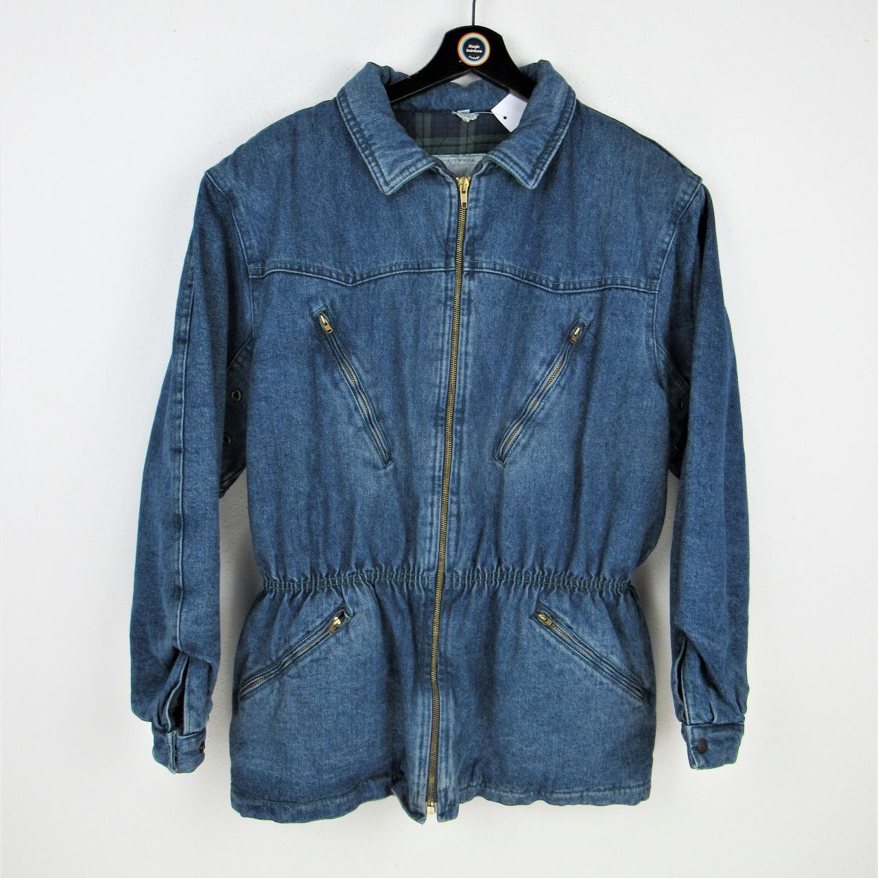 Giubbotto donna jeans Benetton vintage anni Depop