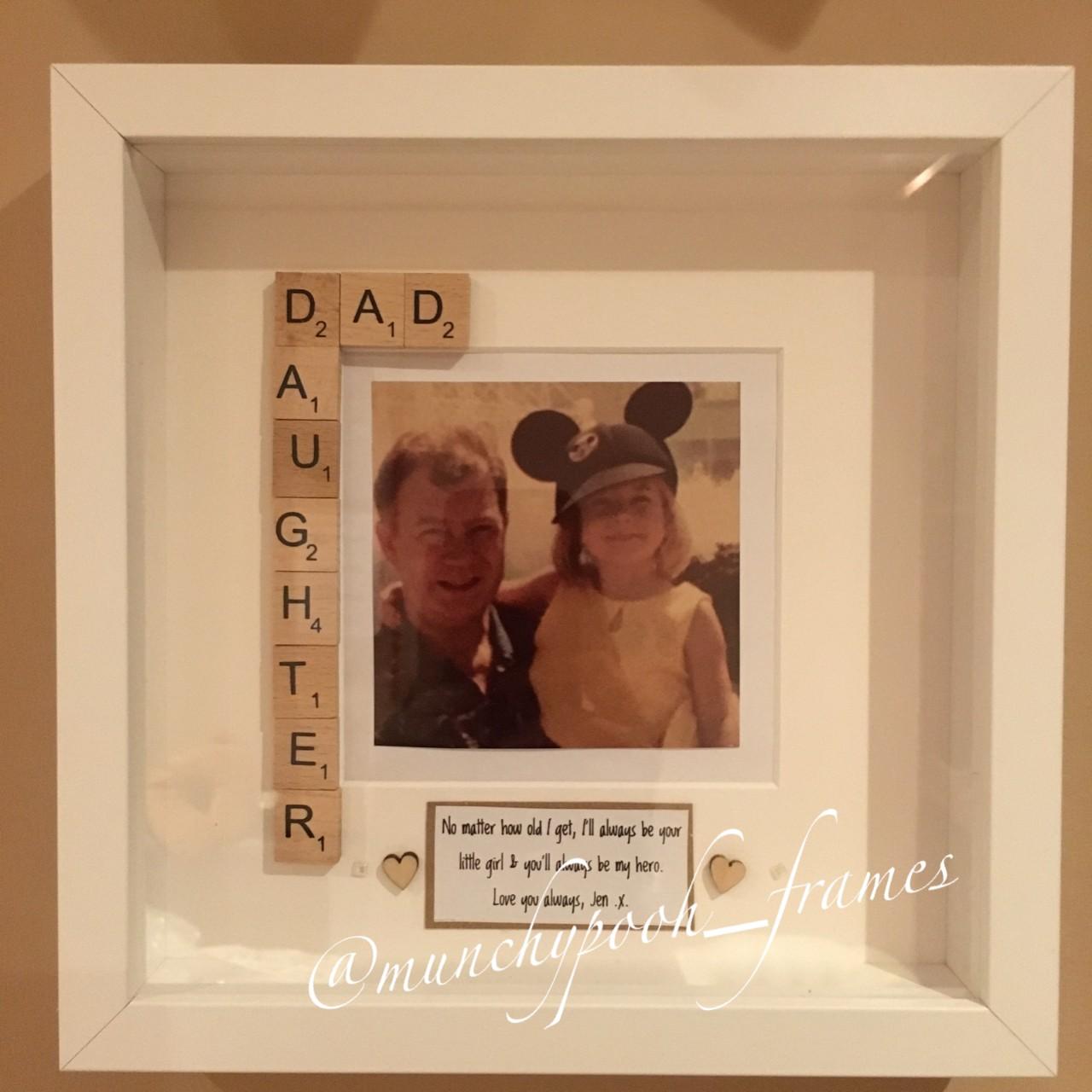 Dad and daughter frame, this can also be for daddy... - Depop