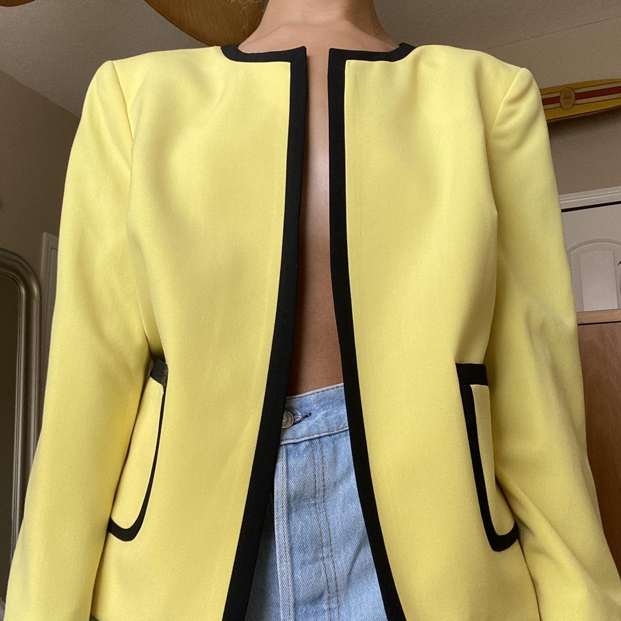 yellow blazer shoes