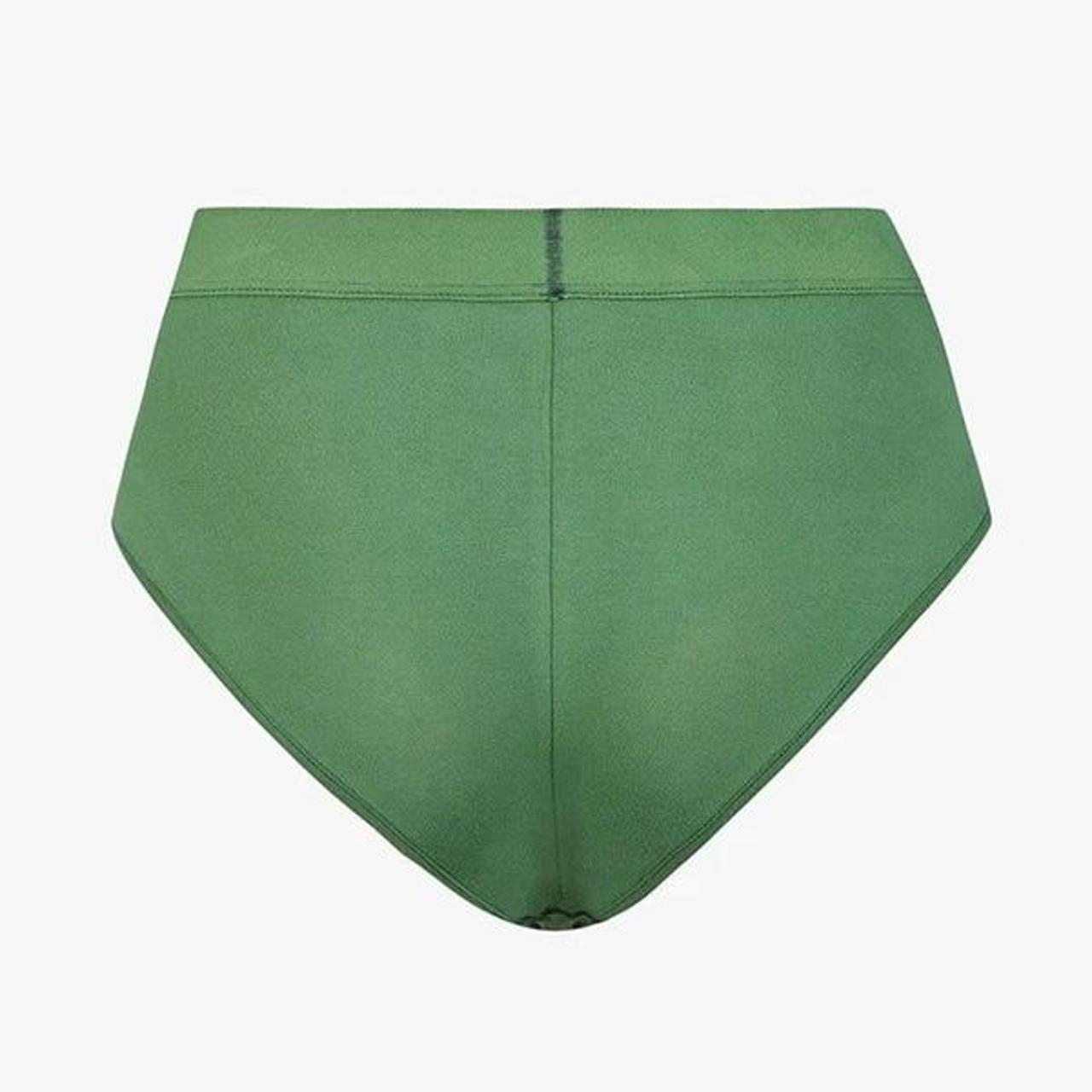 Women's Green and Khaki Panties | Depop