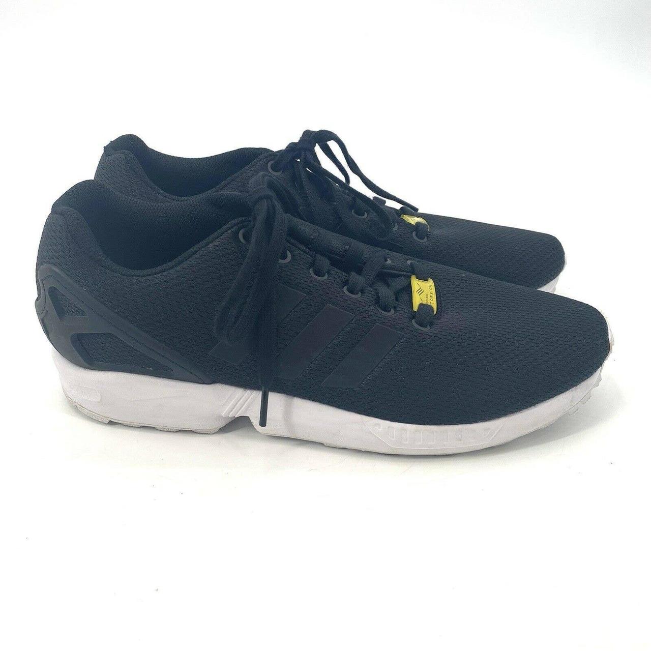 mens black and white adidas