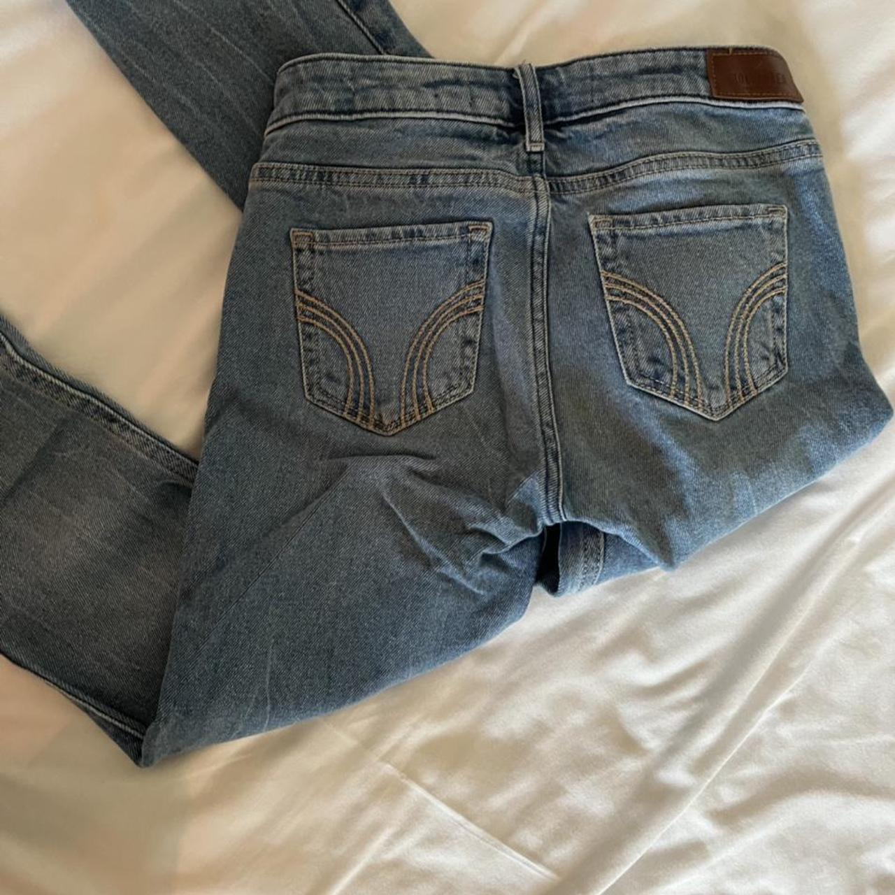 Hollister Co. Women's Navy and Blue Jeans