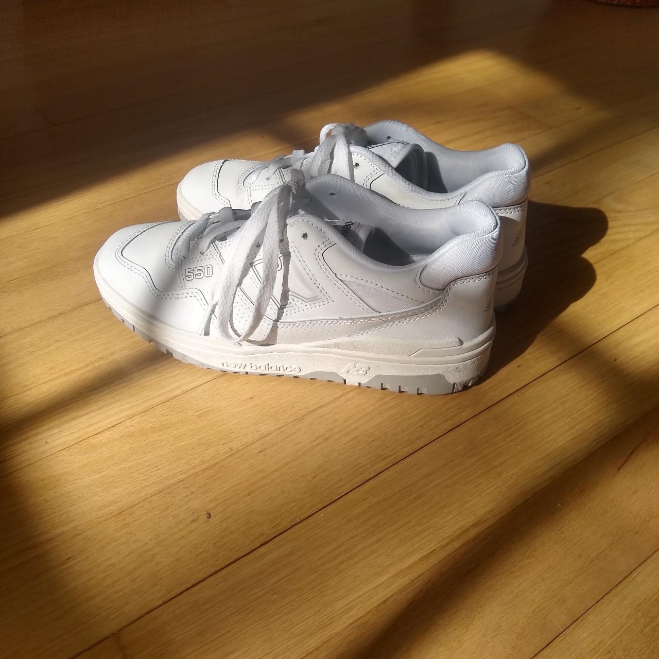 New Balences 550s white grey. Size 5.5 in men's and... - Depop