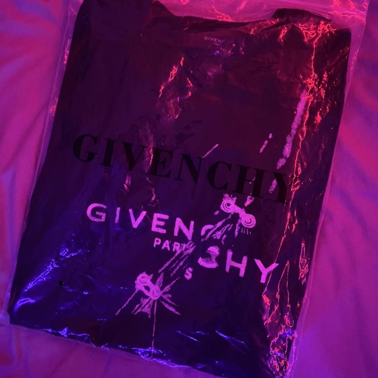 givenchy paint splatter t shirt