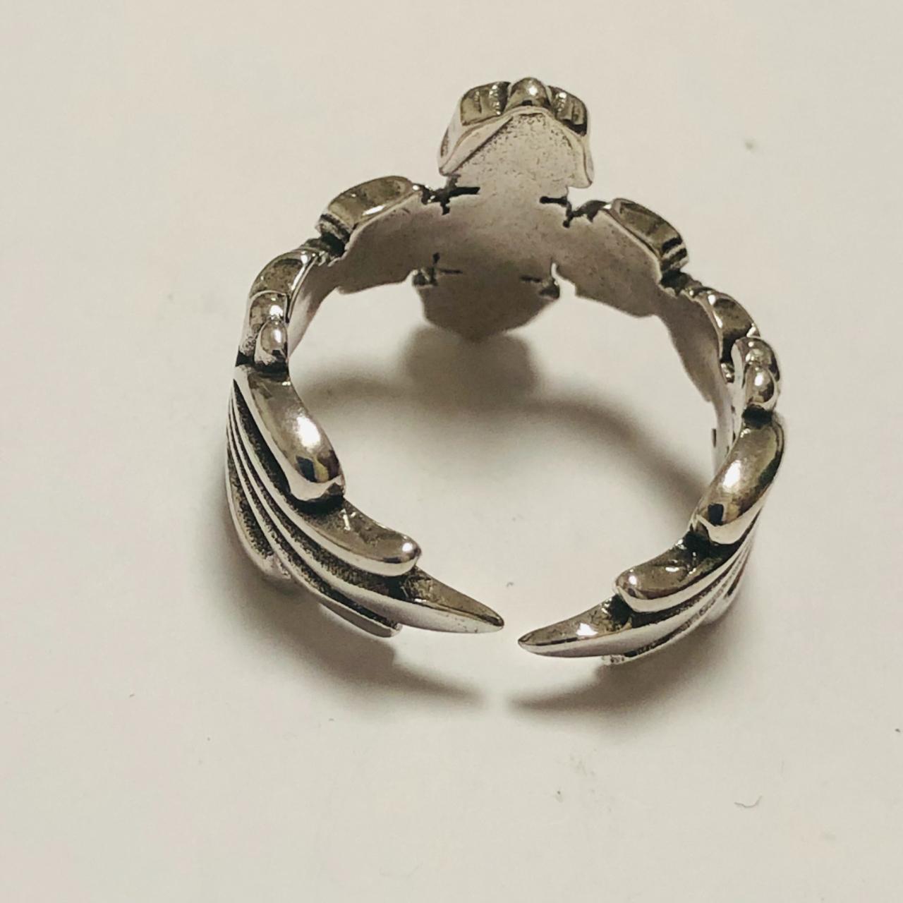 High Quality 925 Silver Ring Simple Opening... Depop