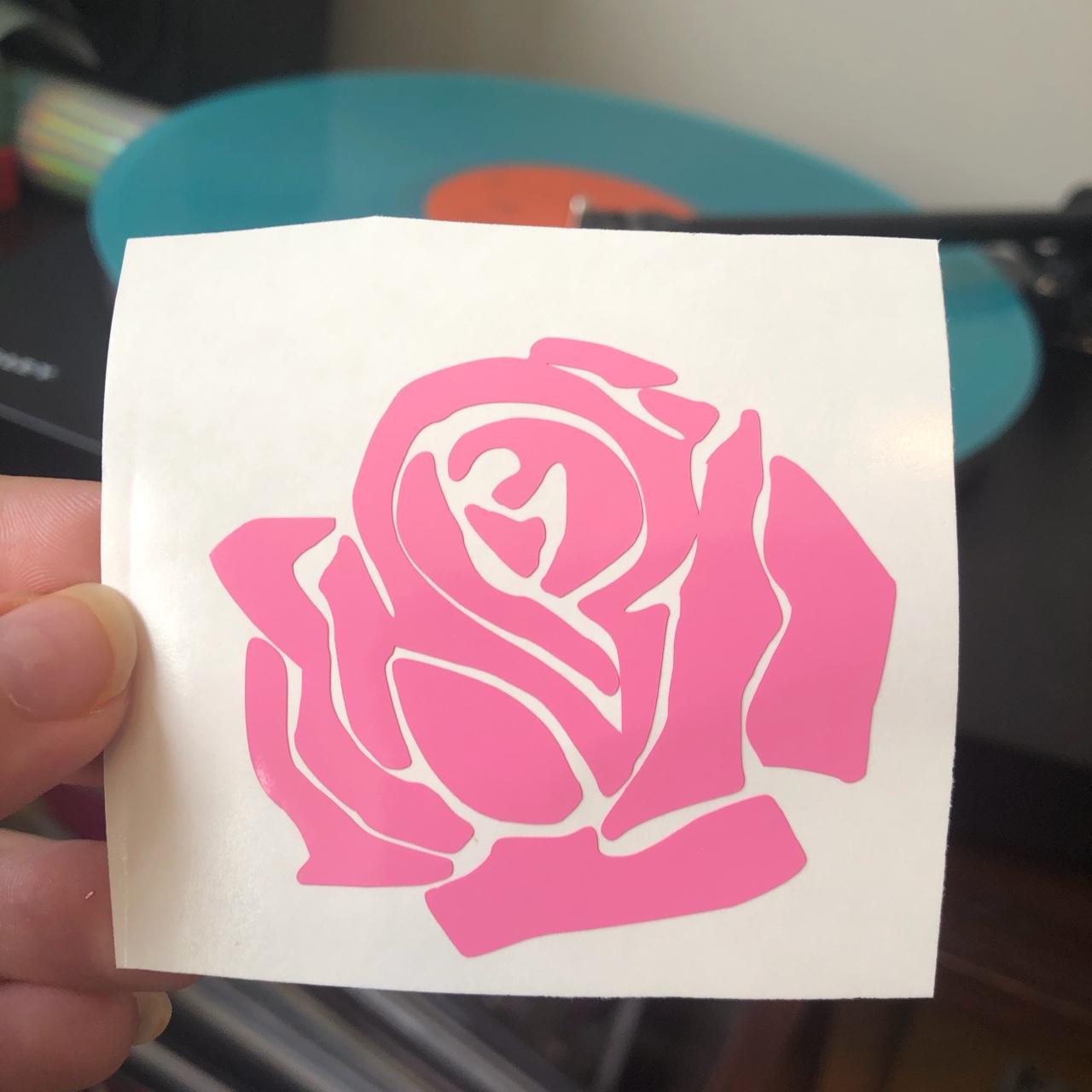 Lany rose vinyl decal sticker. Can make in any... - Depop