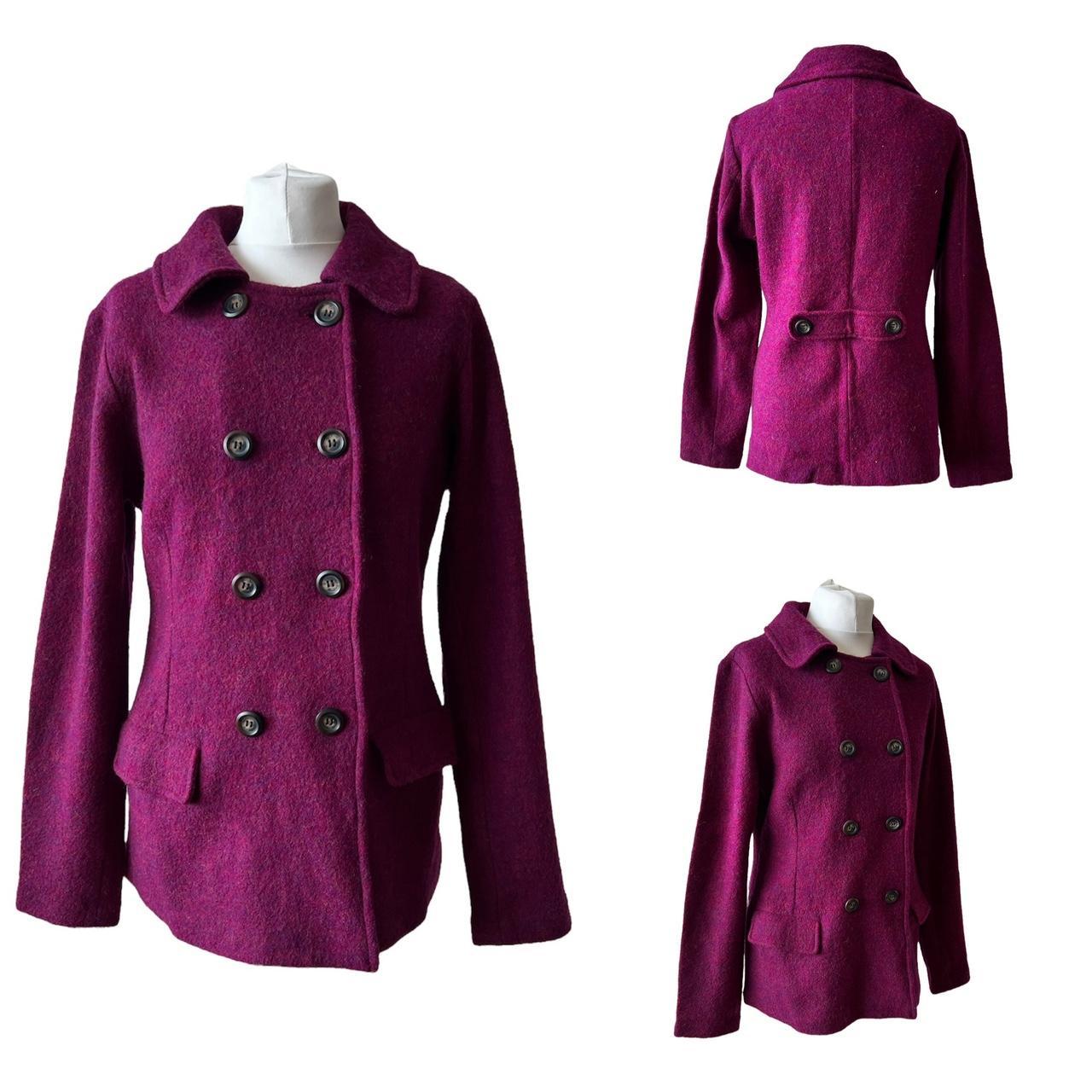 Jigsaw purple coat best sale