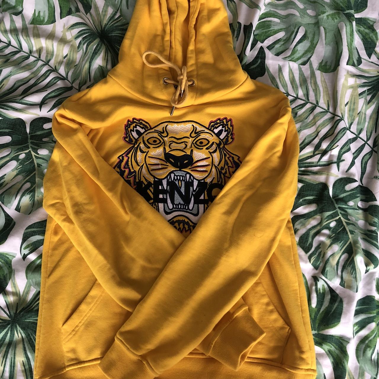 Kenzo yellow outlet hoodie