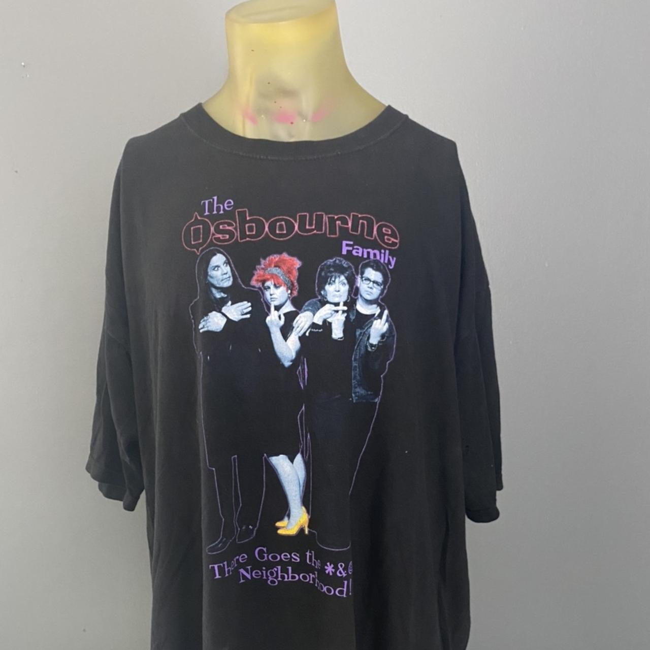 【00's VINTAGE】Osbournes Family T-SHIRT Vintage The Osbourne Family T-shirt TV Show Ozzy Sharon
