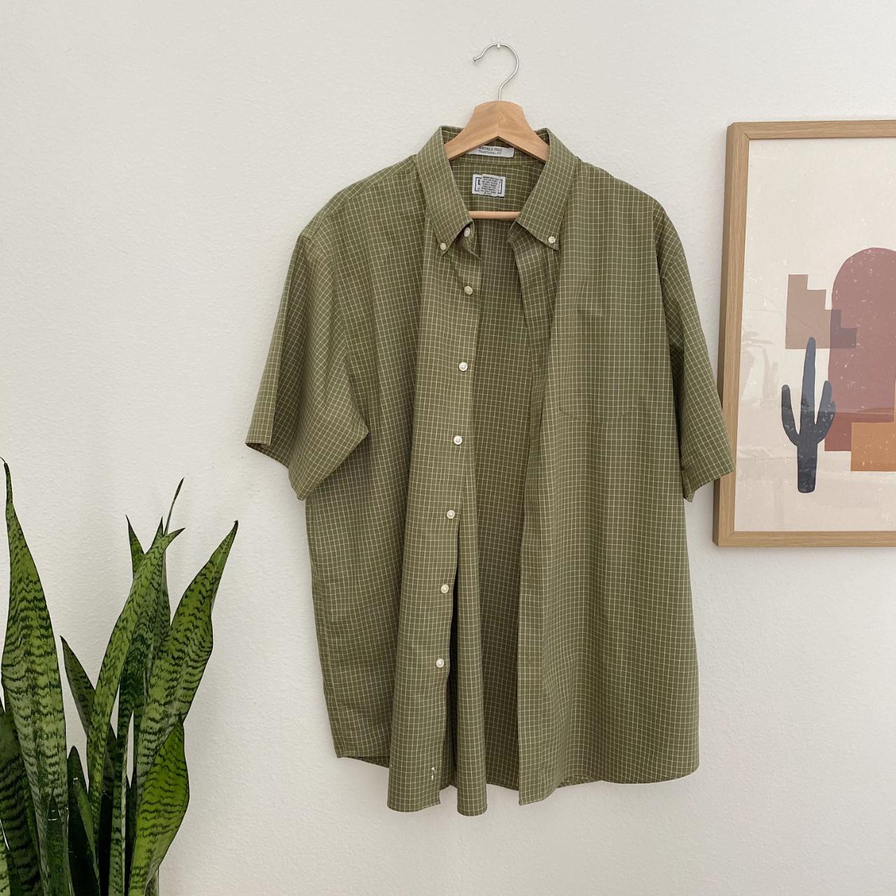 Product Image 3 - green checked button up pocket