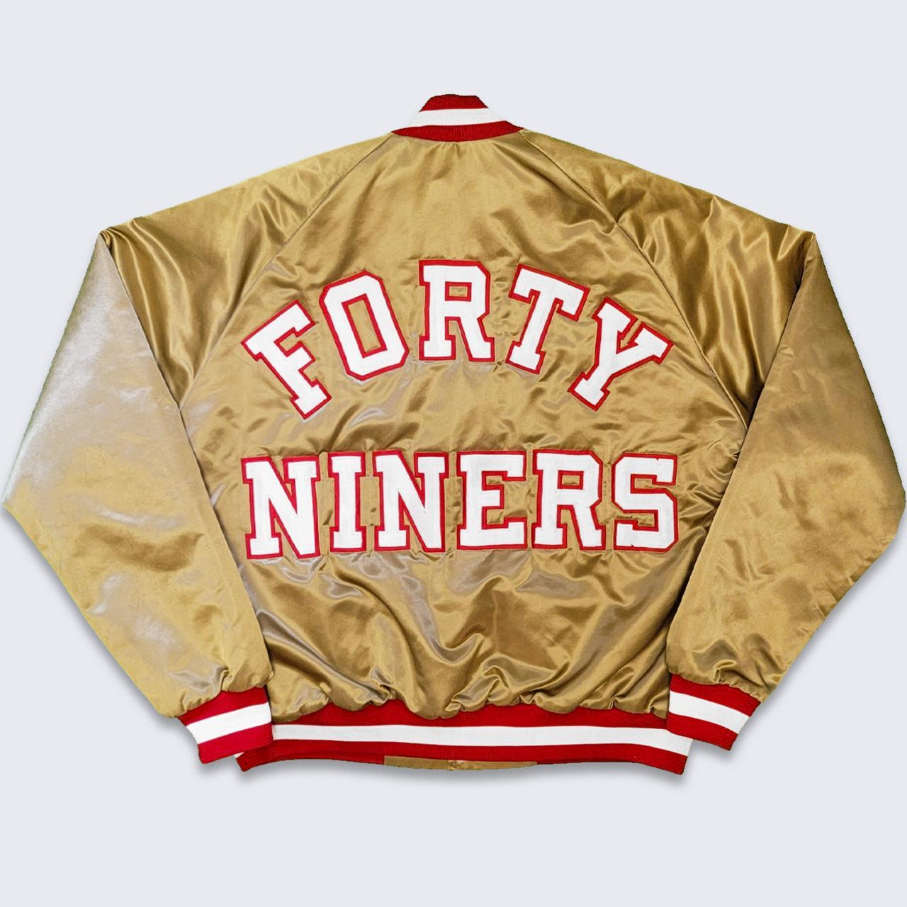 chalk line 49ers gold jacket