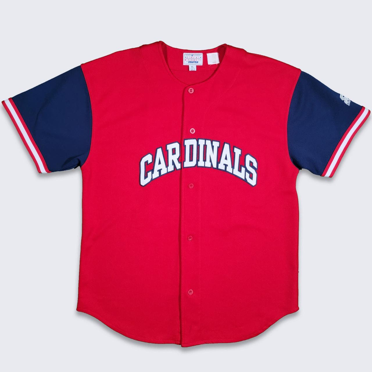Red adidas St. Louis cardinals baseball jersey Kids - Depop