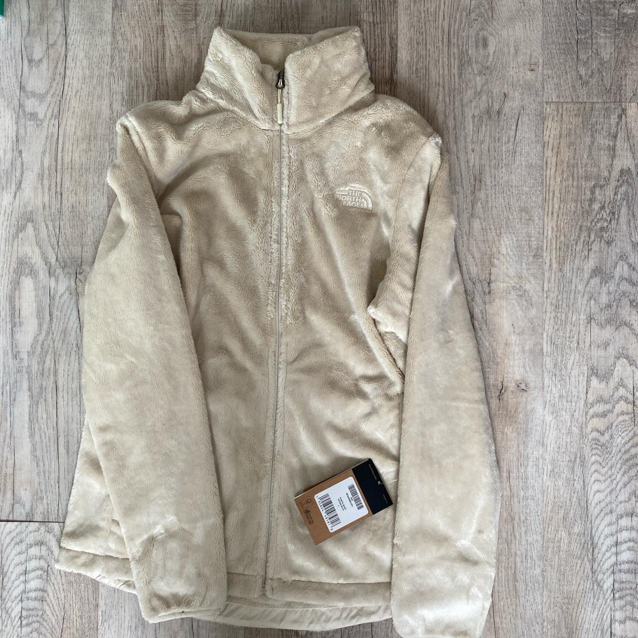 North face osito fleece in vintage white - size... - Depop