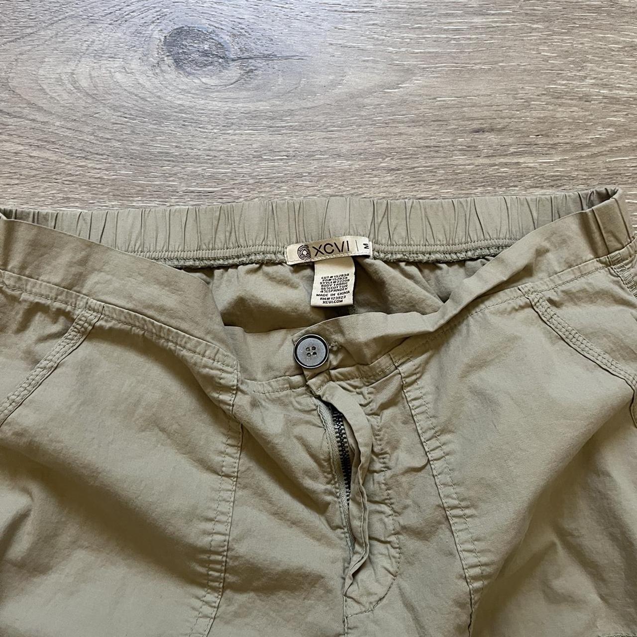 gorgeous khaki parachute cargo pants have super... - Depop