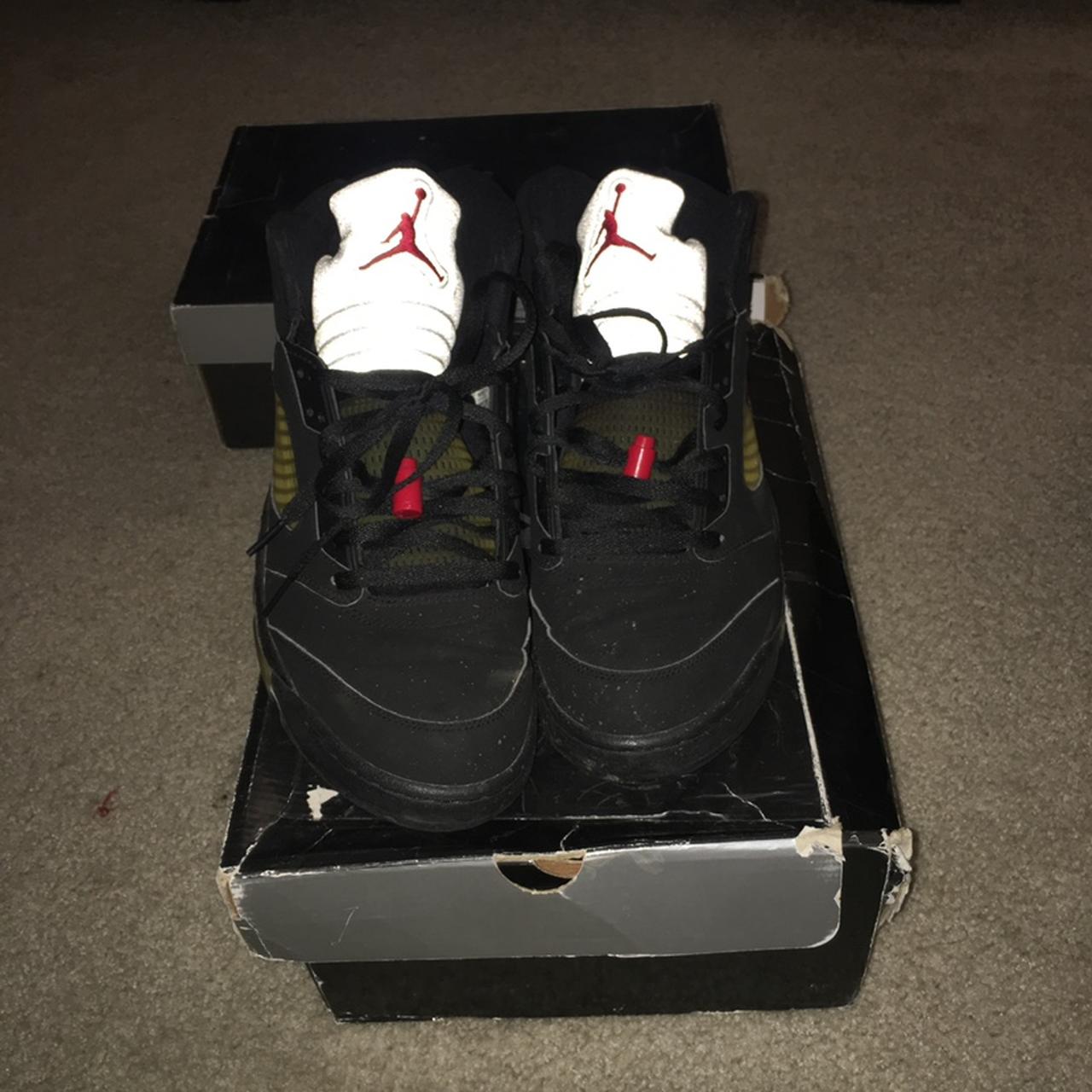 Jordan Retro 5 “Metallic” in a size 13. Shoe... - Depop