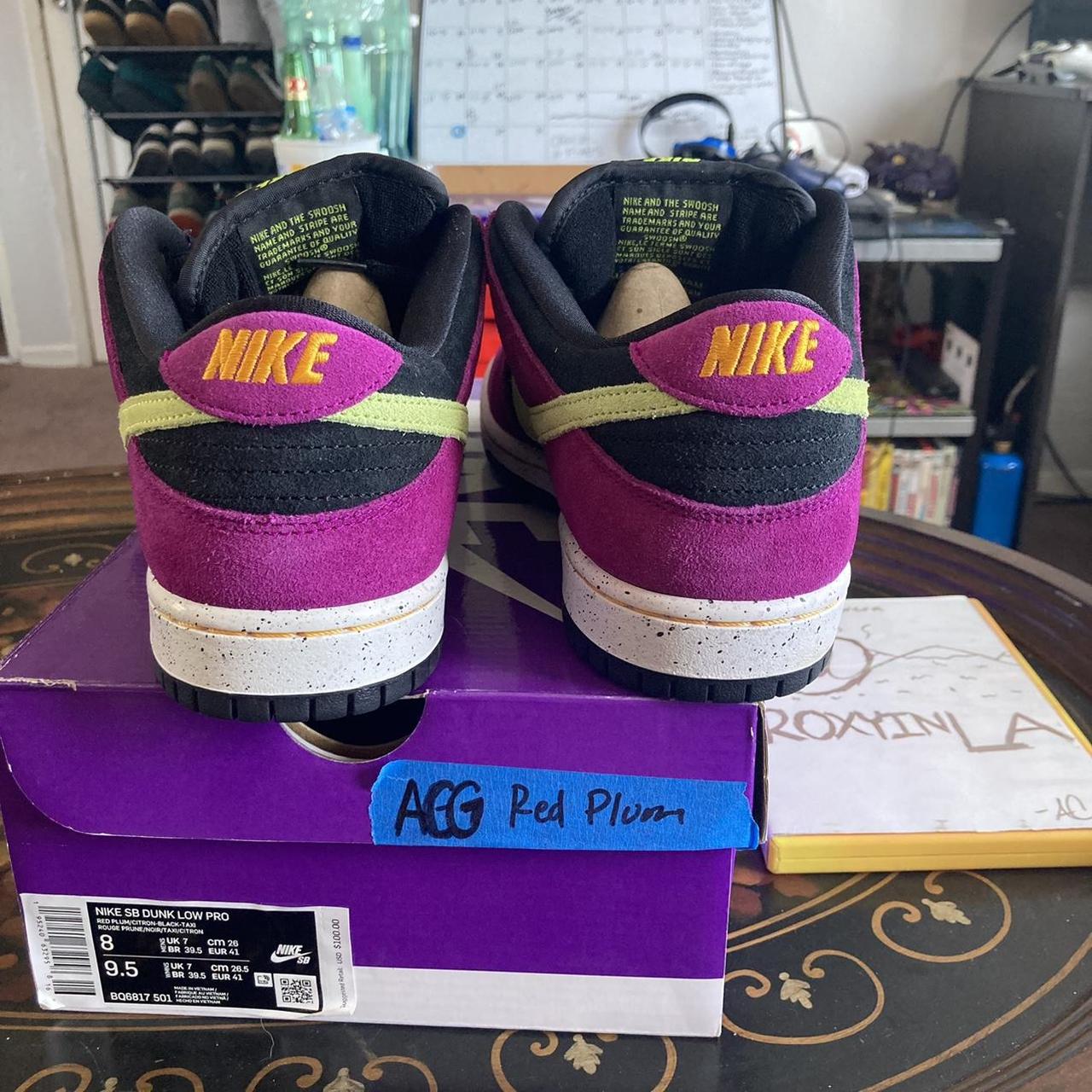 dunk low acg red plum