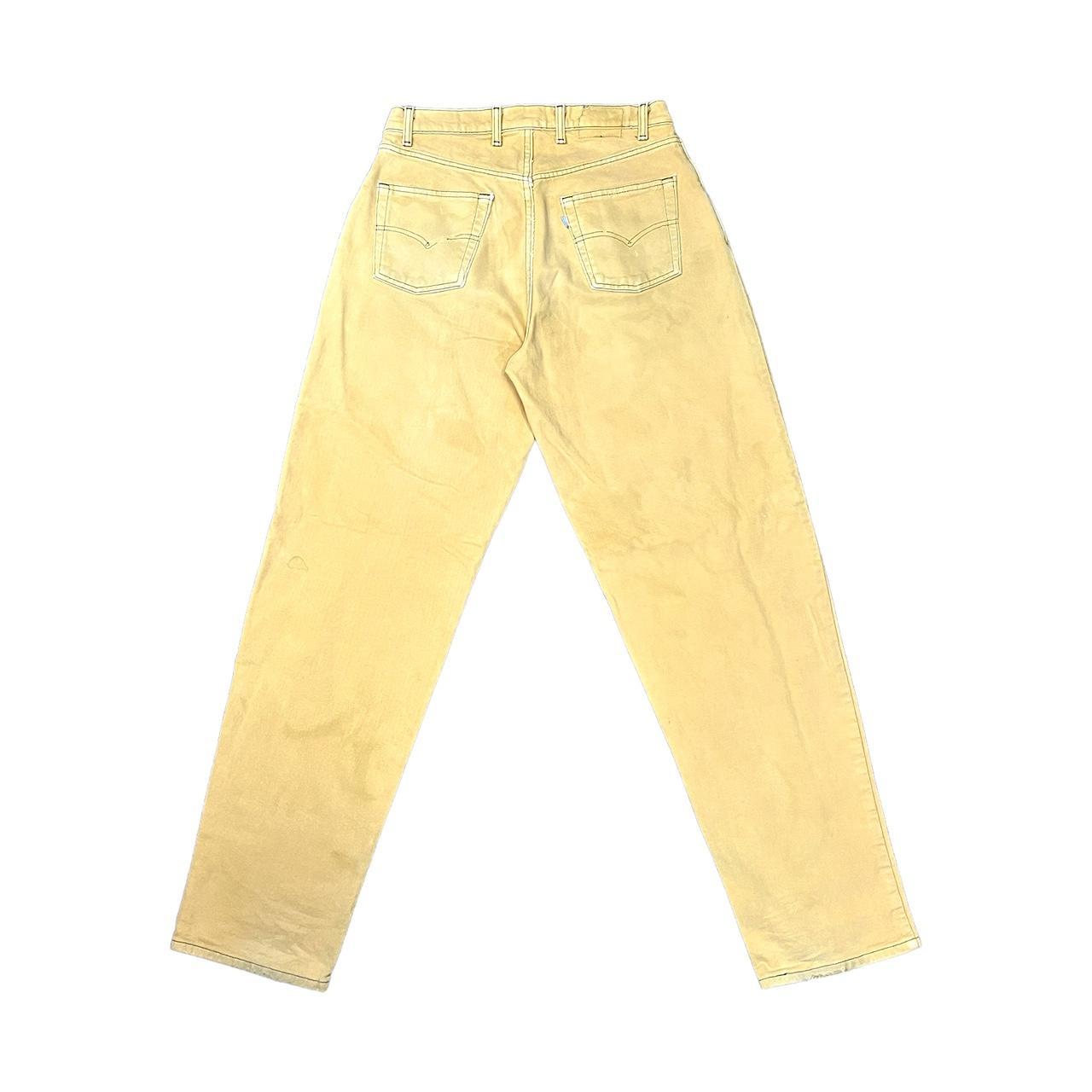 Levi’s Silvertab yellow baggy jeans, size 32x34.... - Depop