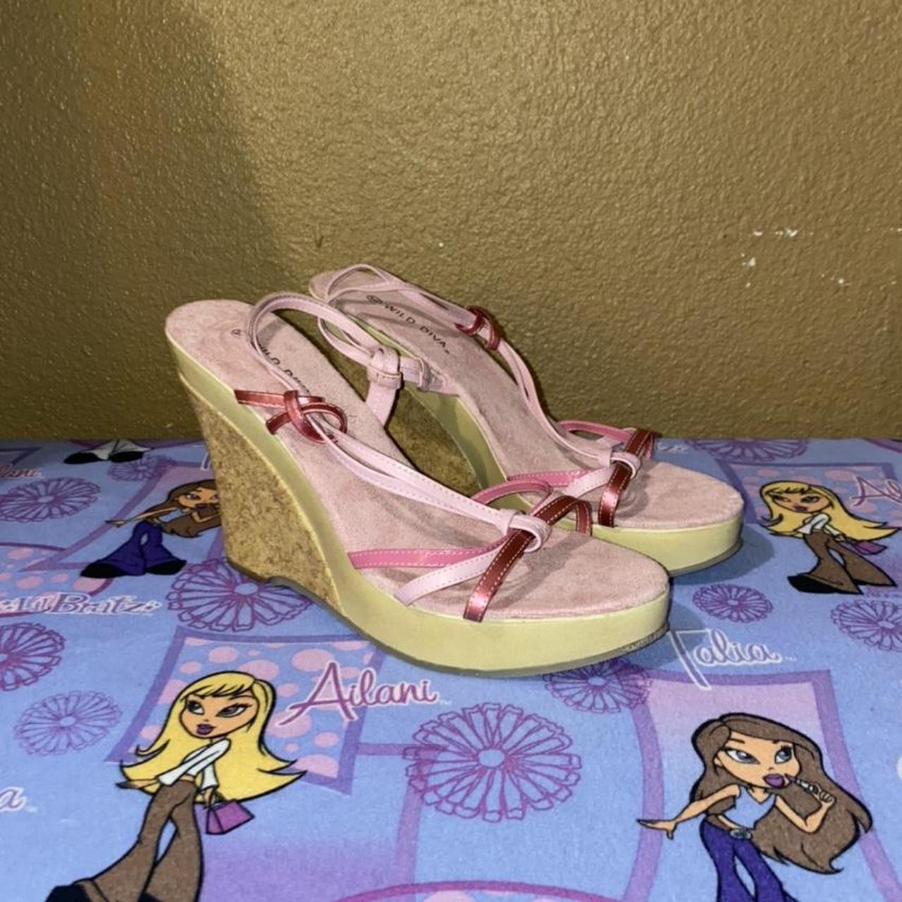 Women's Pink and Tan