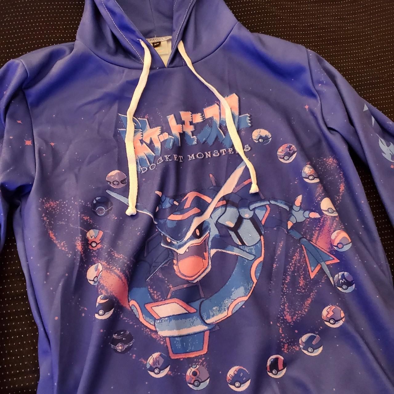 Rayquaza Pokémon Pocket Monsters hoodie from Public... - Depop