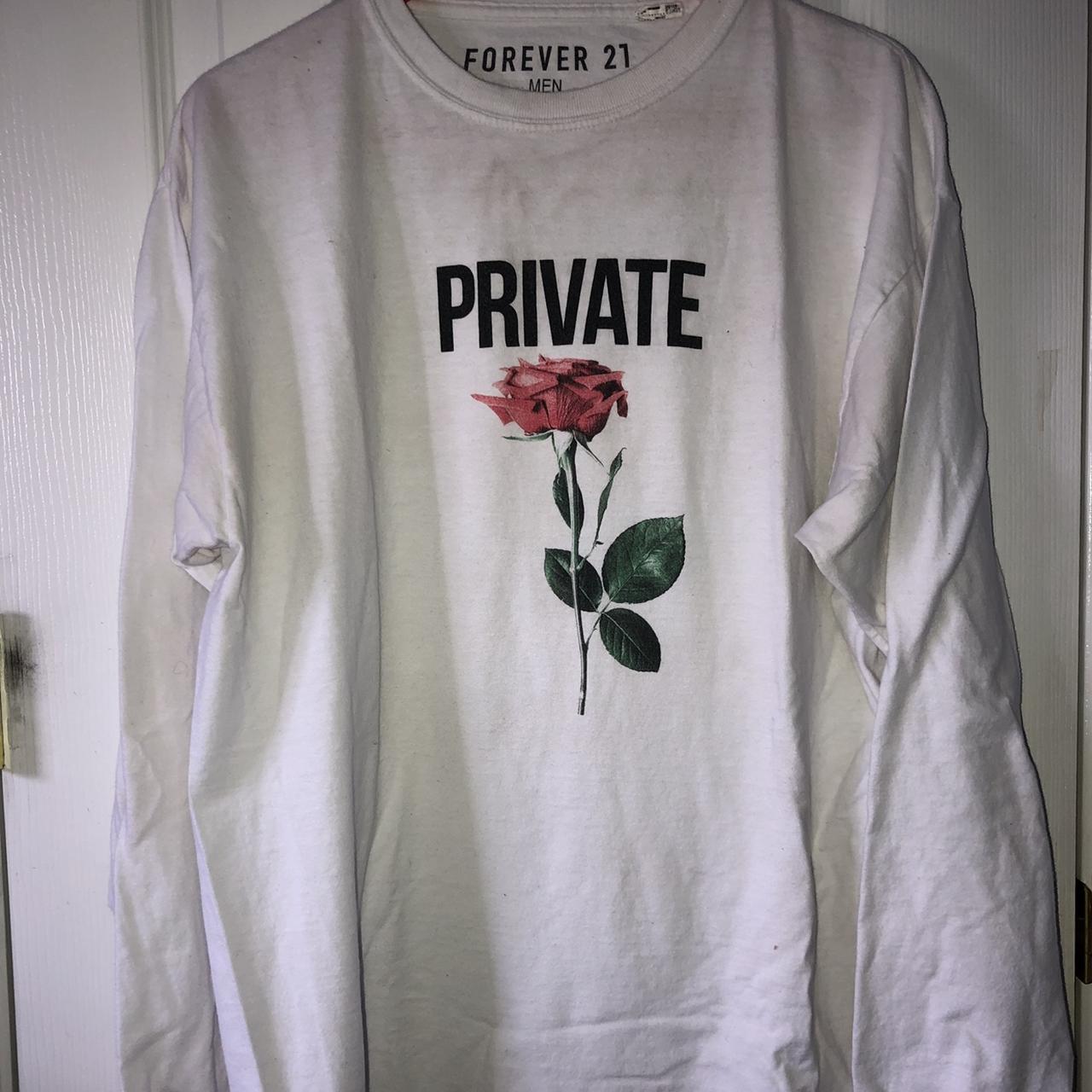 forever 21 mens rose shirt