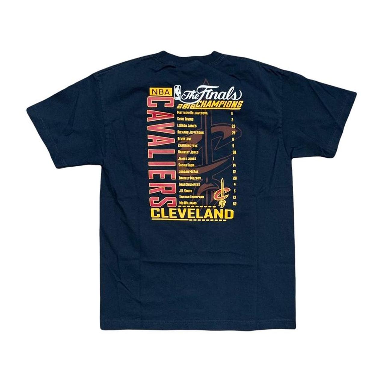 Vintage NBA Cleveland Cavaliers t-shirt. Red/Navy. - Depop