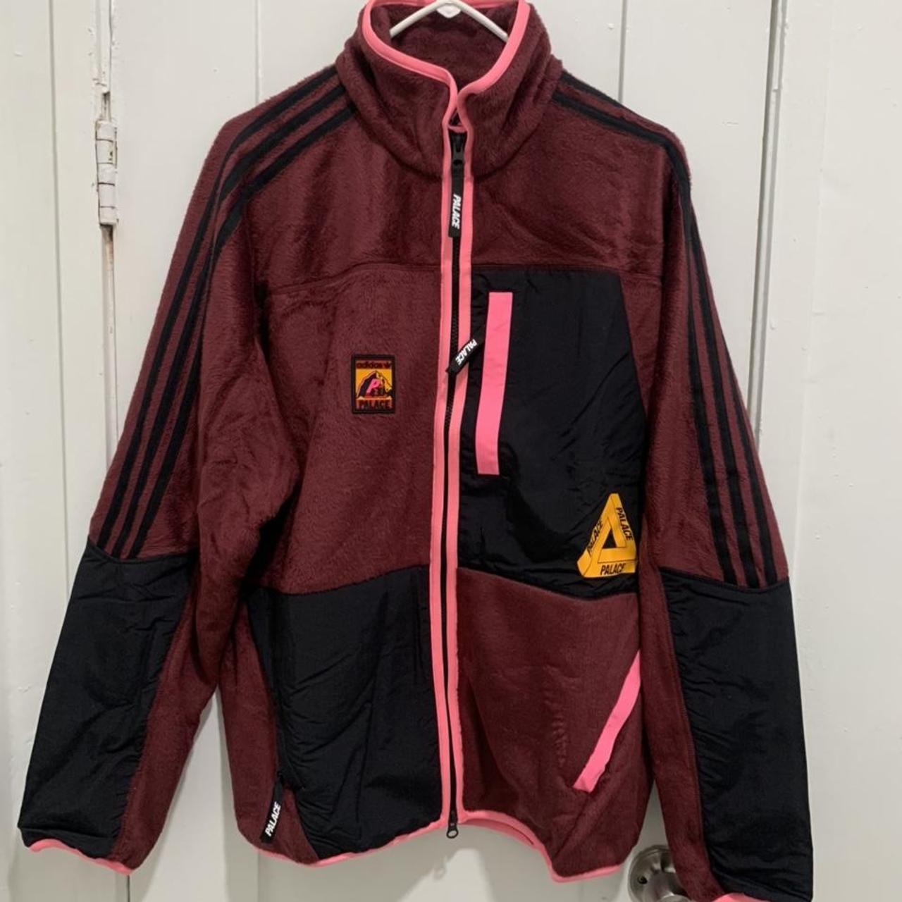 Palace Men's Burgundy Jacket | Depop