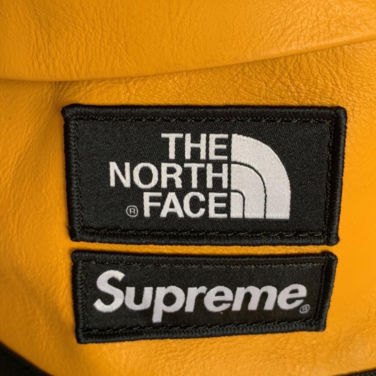 Supreme X The North Face Leather Back Pack color - Depop