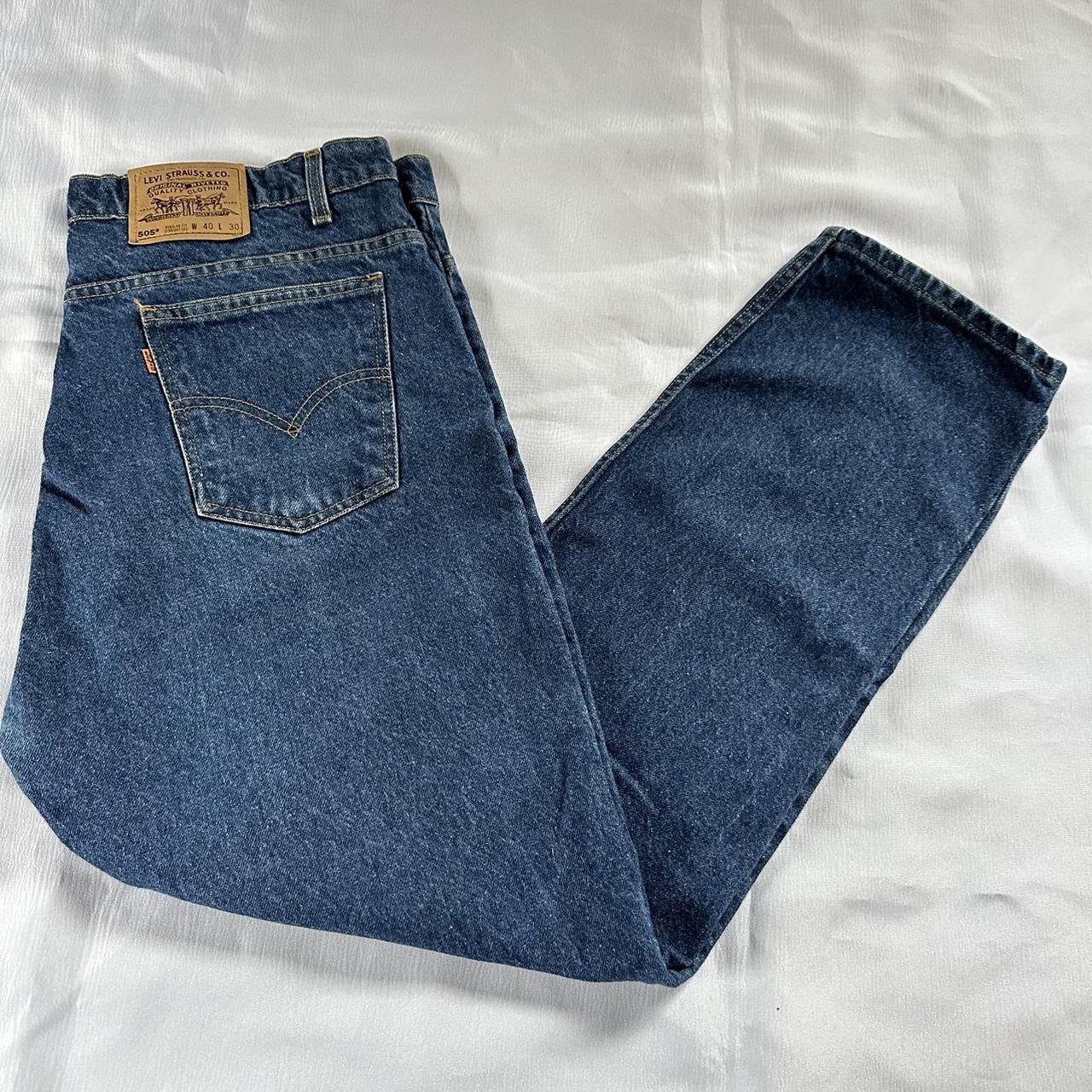 Levi's Men's Navy Jeans | Depop