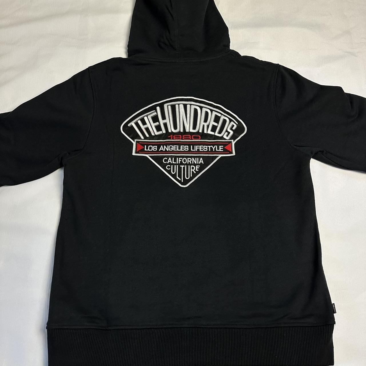 The Hundreds Men's Black and Red Sweatshirt (2)