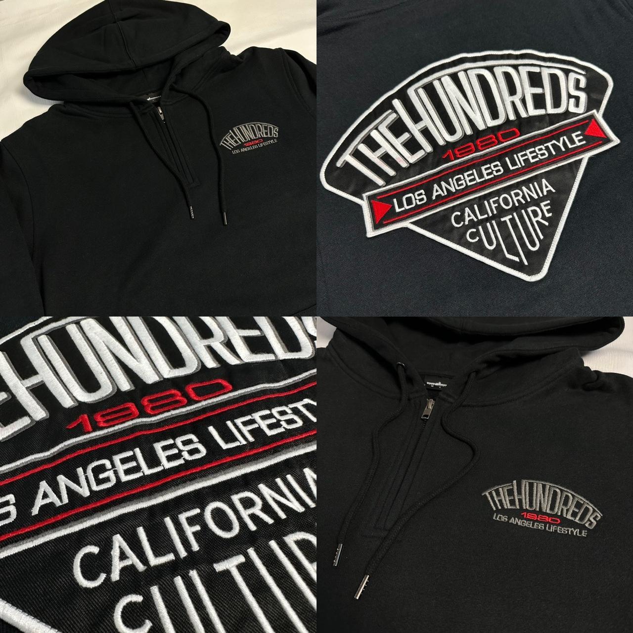 The Hundreds Men's Black and Red Sweatshirt (4)