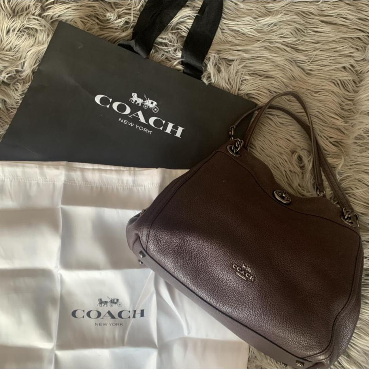 Coach cheap edie oxblood