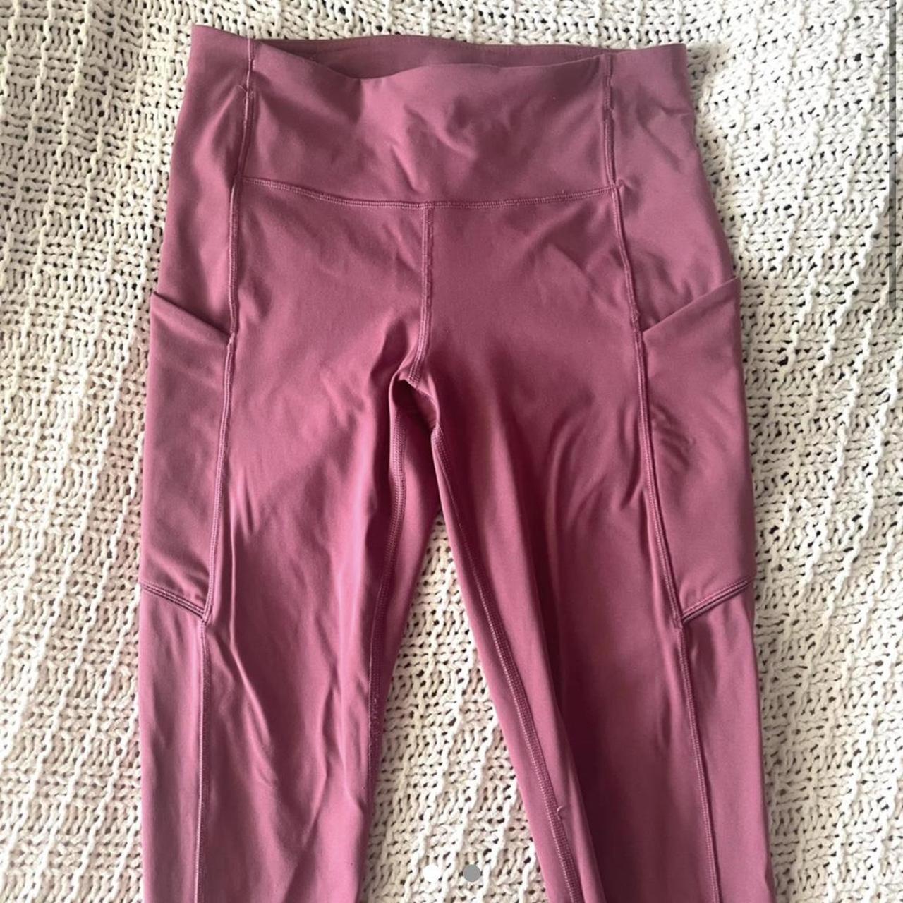 Pink Lululemon Leggings! 💓 Size 4, 28 inch... - Depop