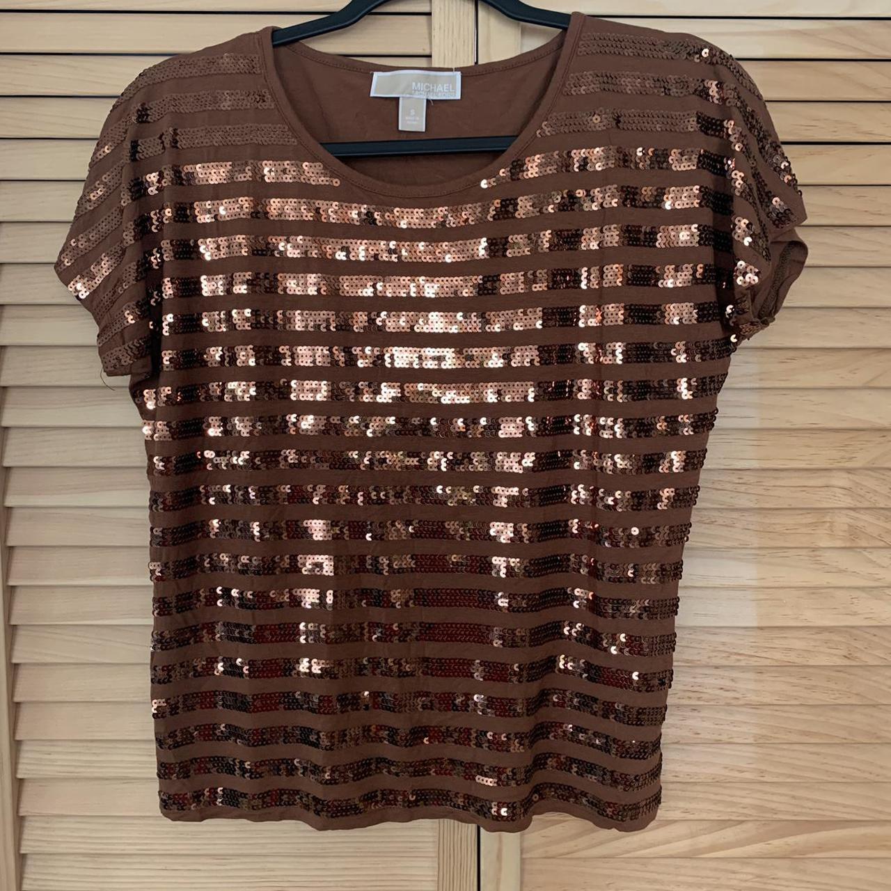 Michael kors store sequin t shirt