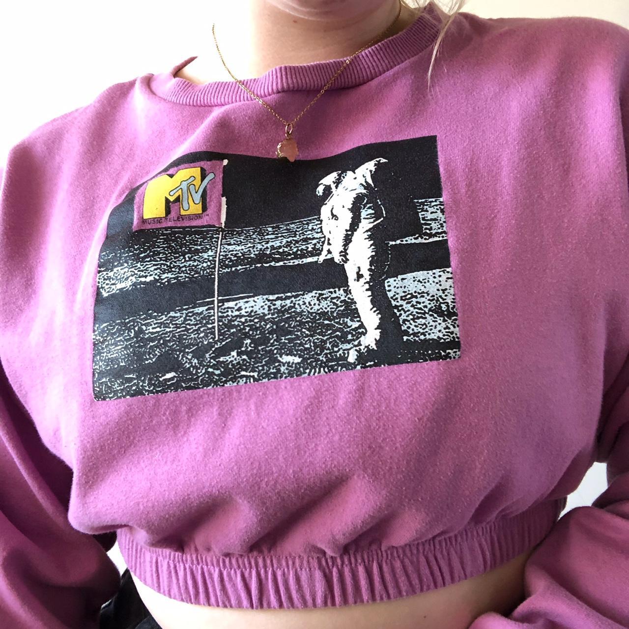 Purple store mtv sweatshirt