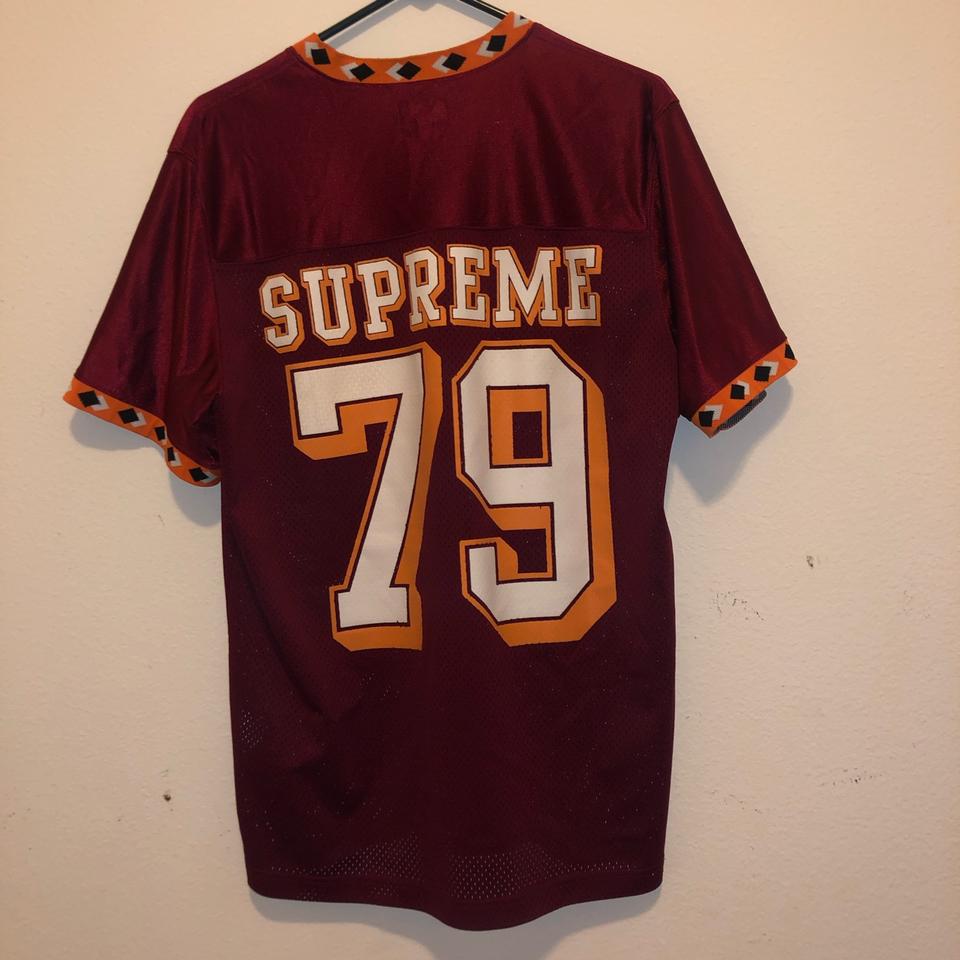 Authentic Antihero X Supreme football jersey L 2018 - Depop