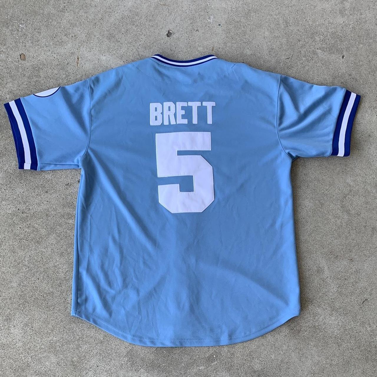 Mitchell & Ness, Shirts, George Brett Kansas City Royals Mitchell Ness  Jersey