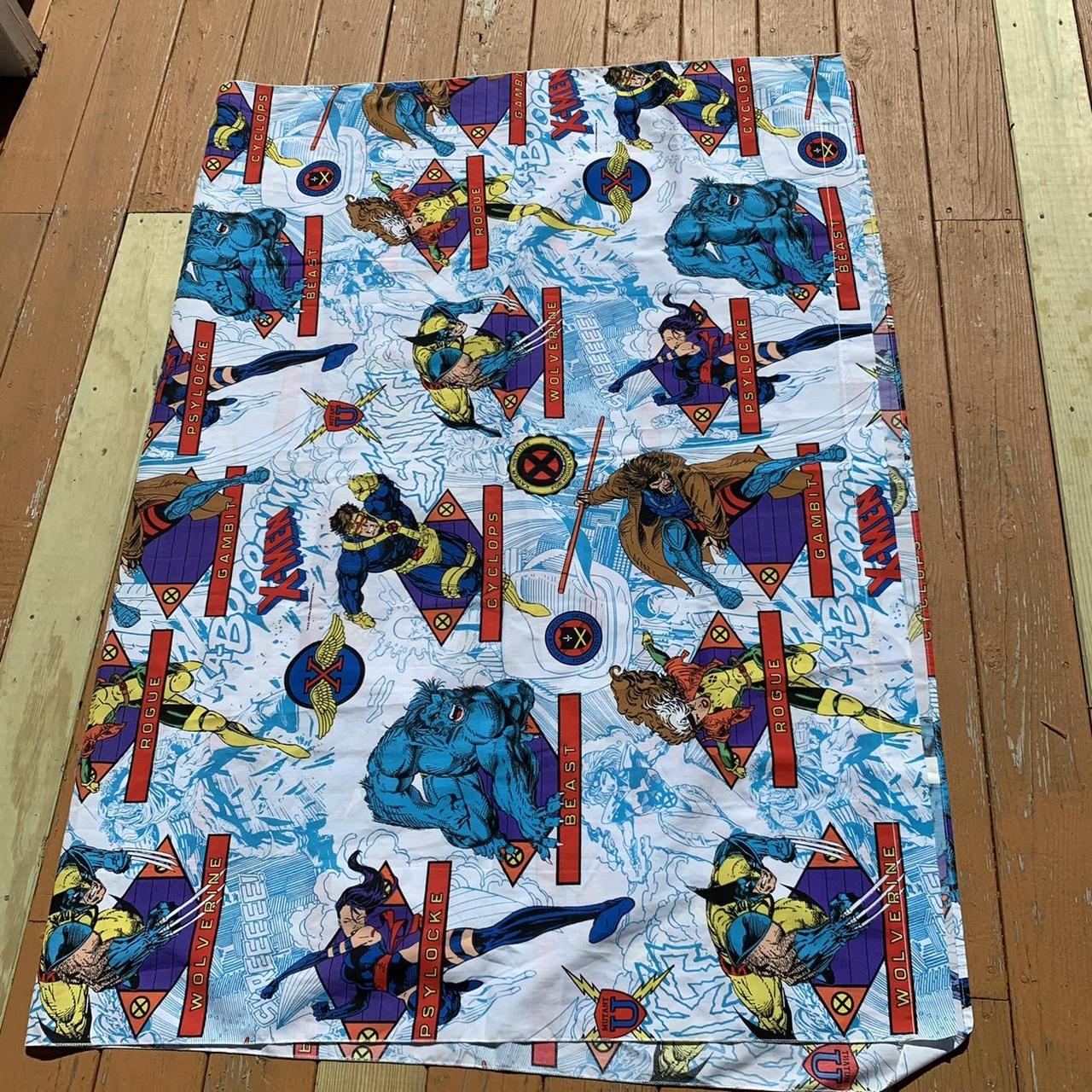 vintage xmen all over marvel print bed sheet this... Depop