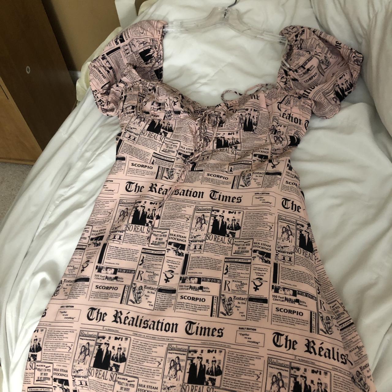 Venus 2025 newspaper dress