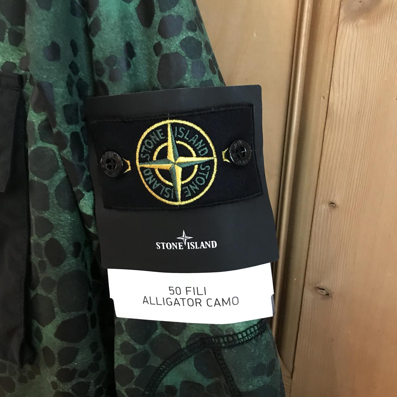 Stone island hotsell alligator camo hoodie