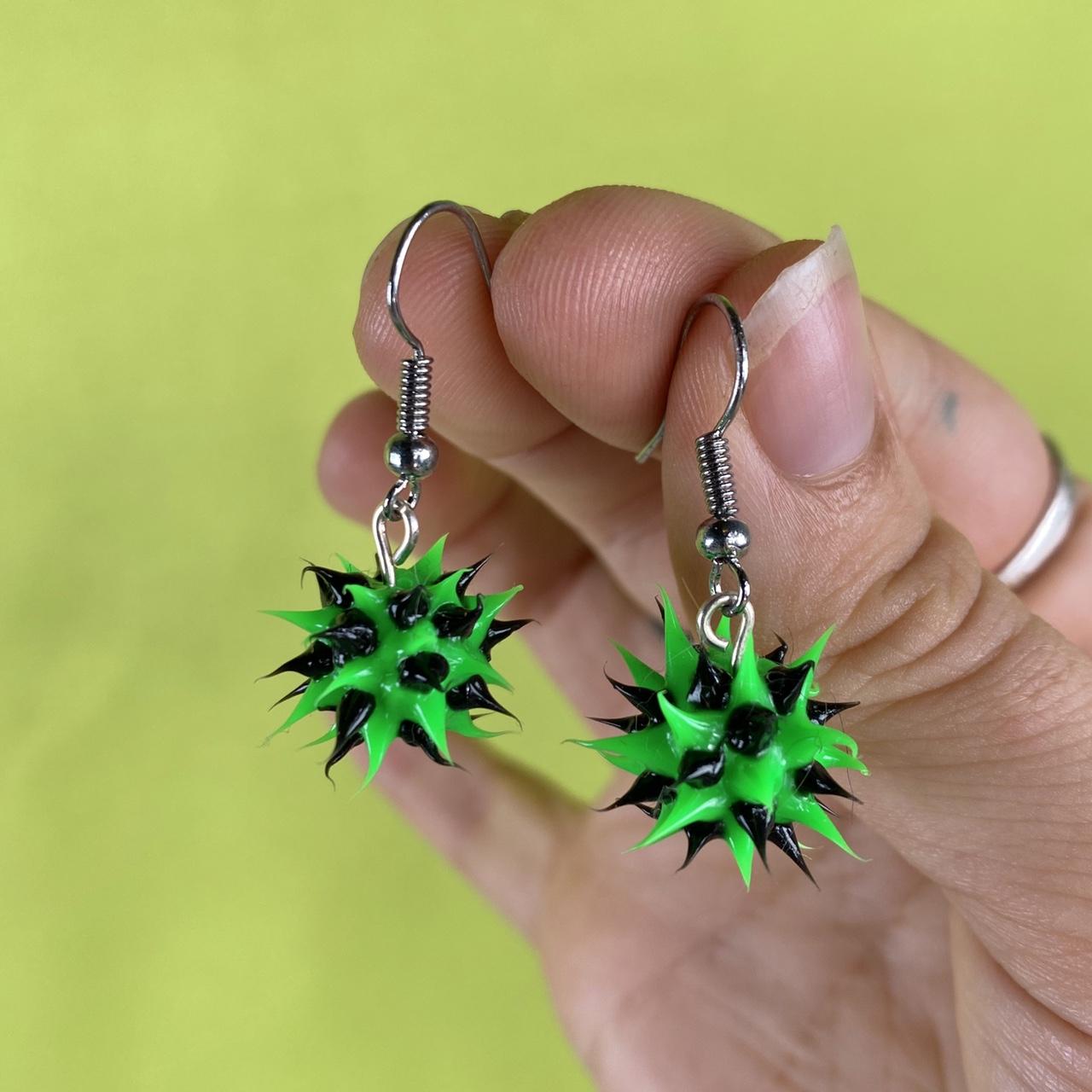 Do y'all remember these spiky silicone earrings everyone had in
