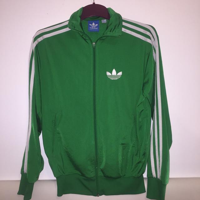 Vintage green 2024 adidas jacket