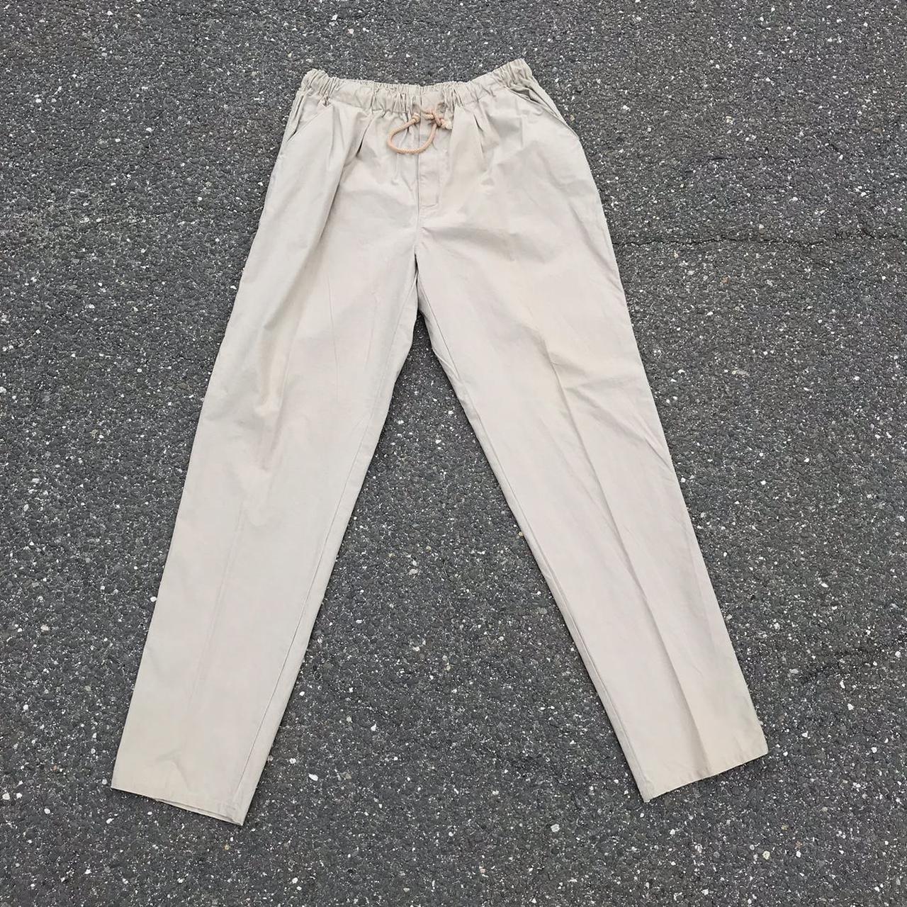 Ocean Pacific Men's Cream Trousers | Depop