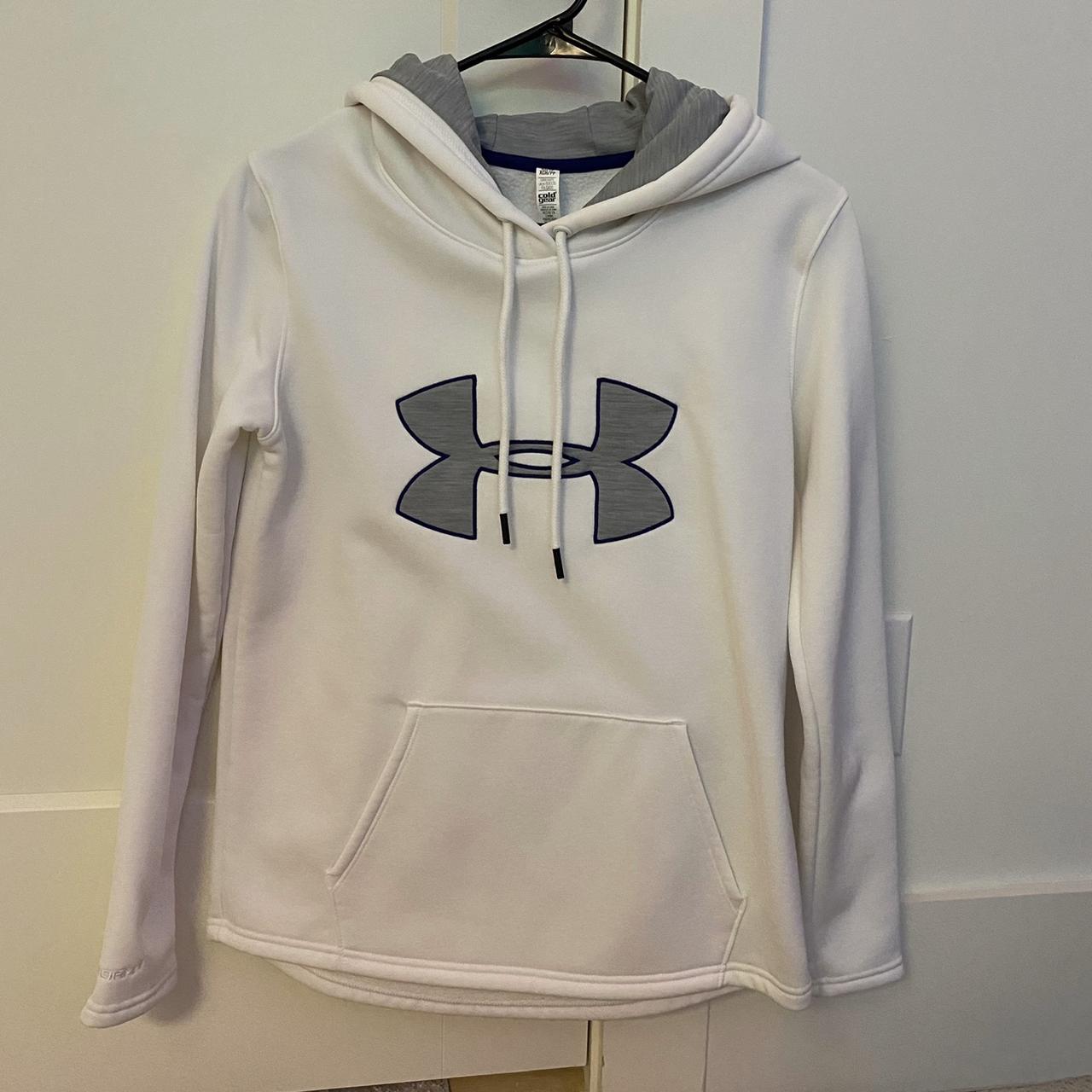 🤍 White Under Armour Hoodie 🤍 - Barely Worn - Like... - Depop