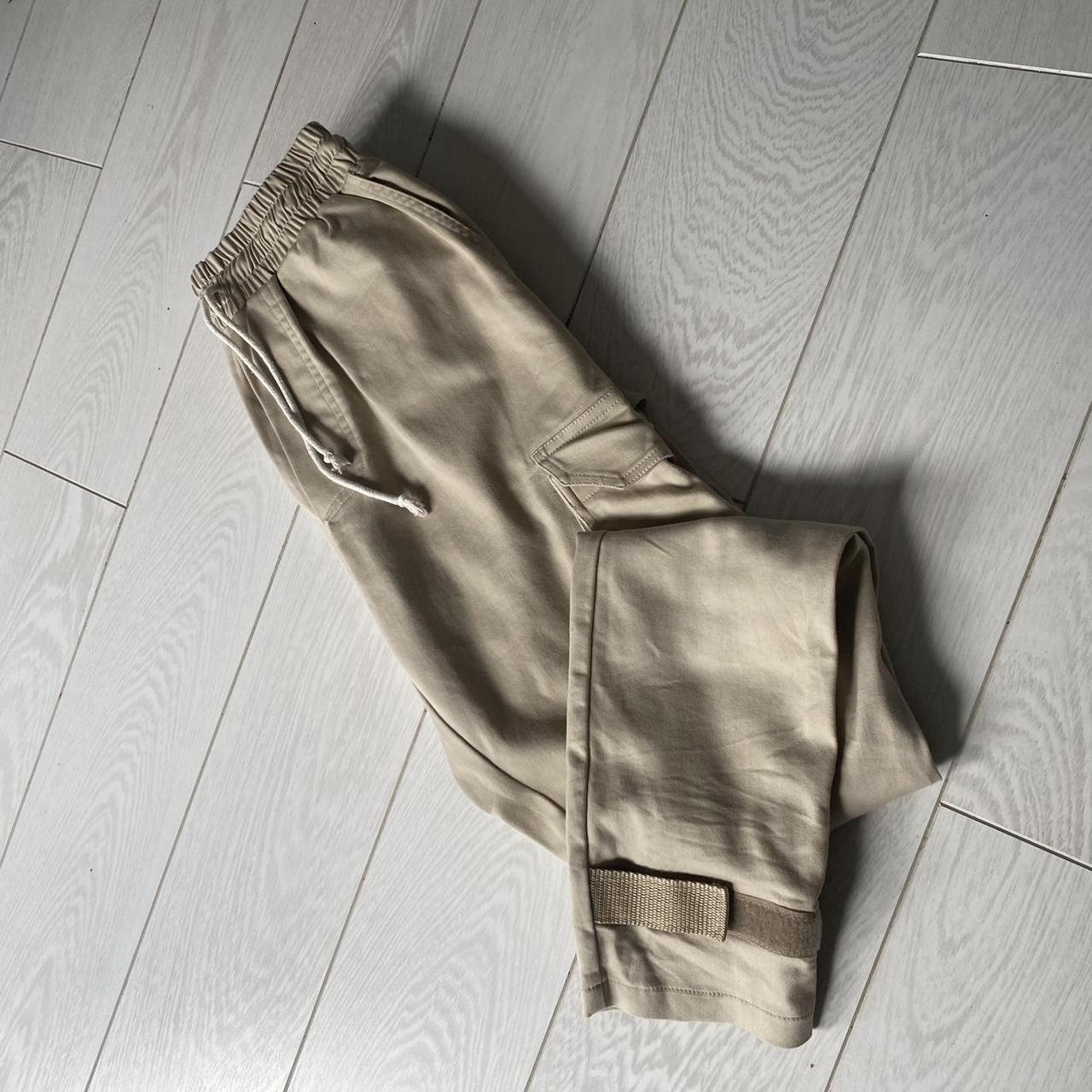 Atelier LPM beige scratch pants 28-32 Sensible... - Depop