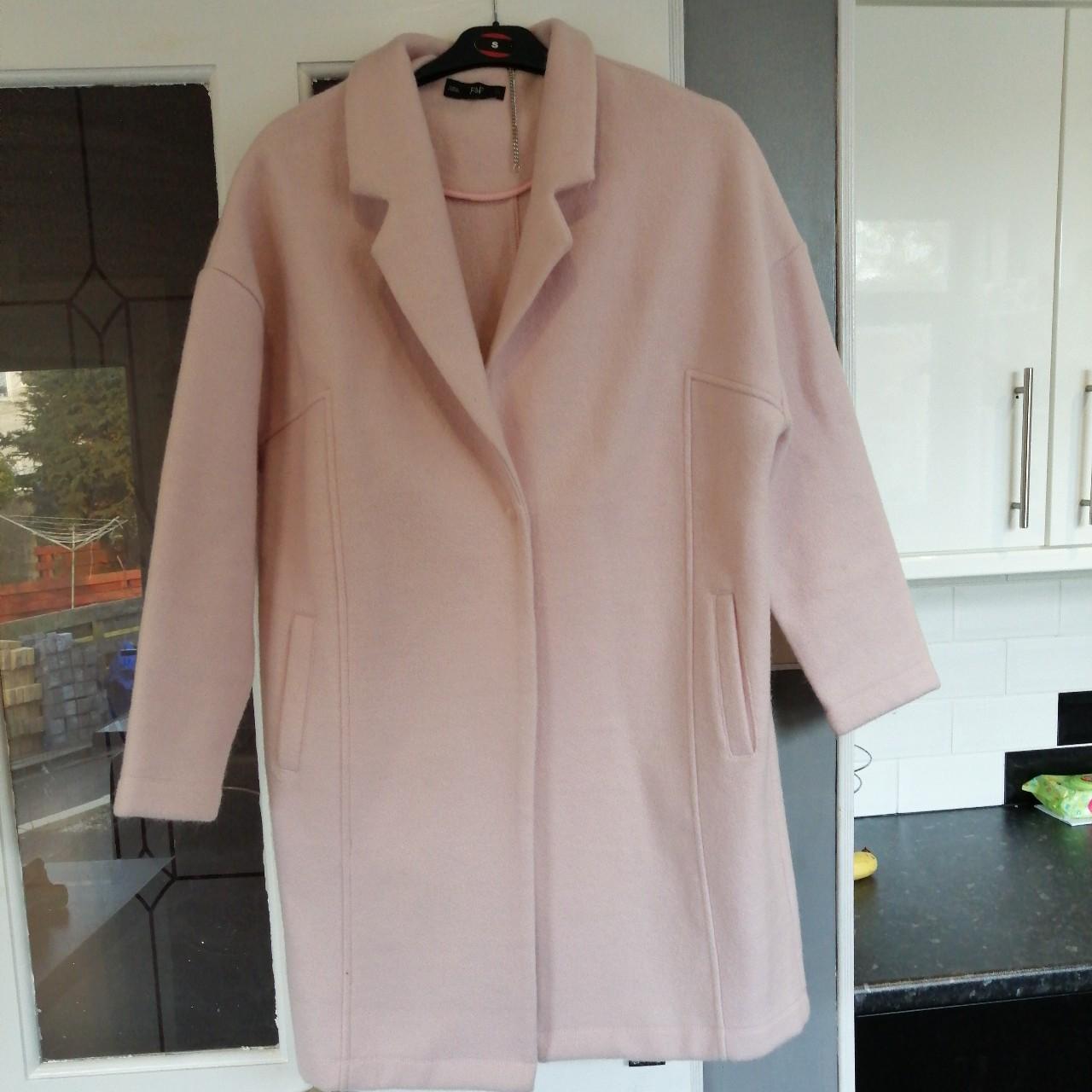 Pink coat tesco hotsell