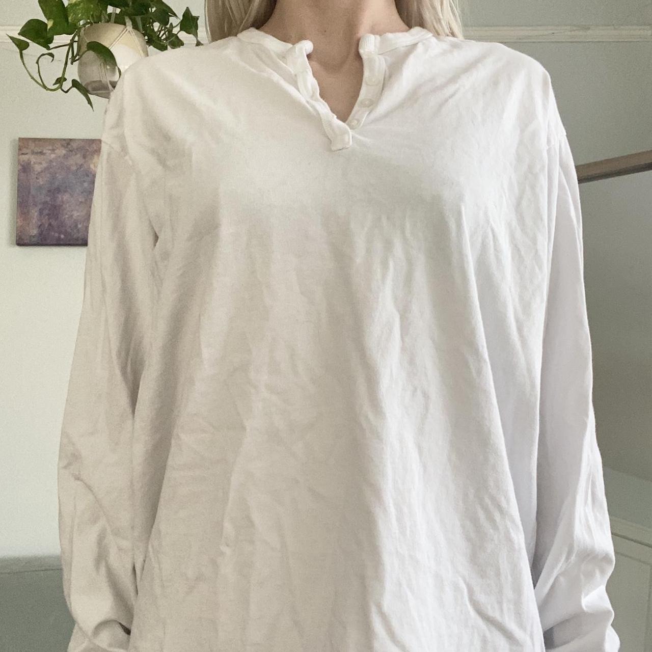 Shirt Brandy Melville White size XS International in Cotton - 32662429