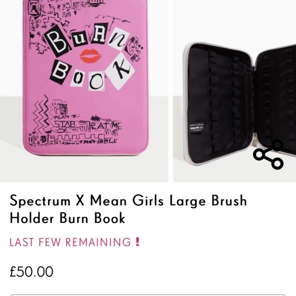The Spectrum x Mean Girls Burn Book and makeup brushes are SO